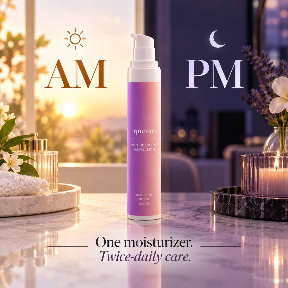 Quevae™ Peptide Ageless AM/PM Cream