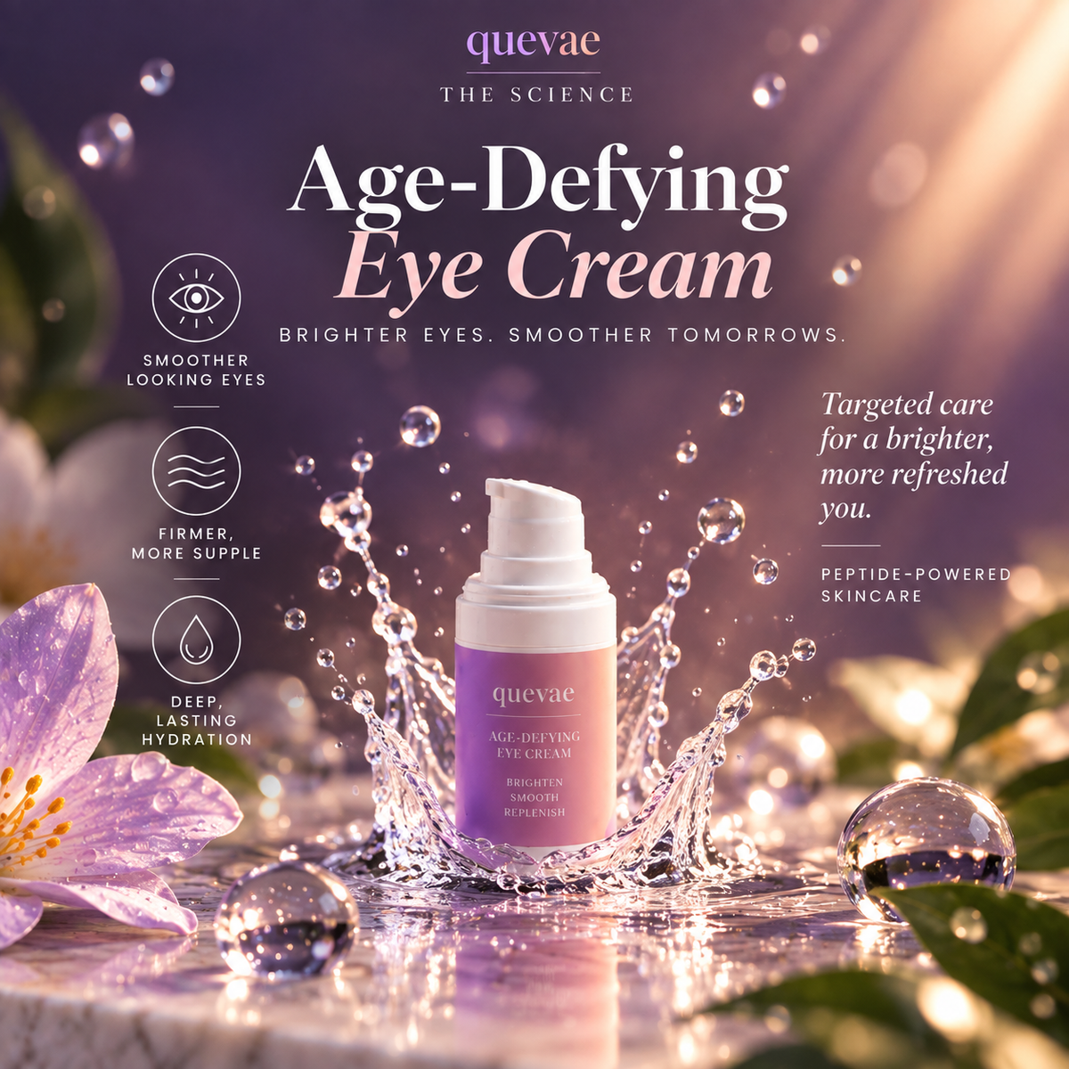 Quevae™ Peptide Age-Defying Eye Cream