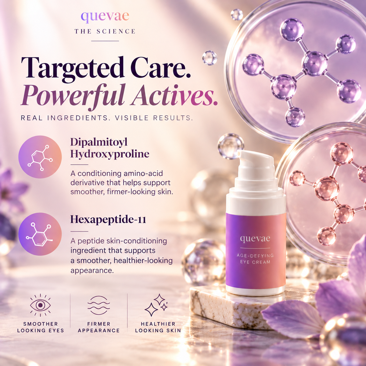 Quevae™ Peptide Age-Defying Eye Cream